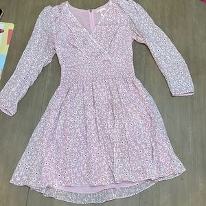 Pink with white daisies Rebecca Taylor dress